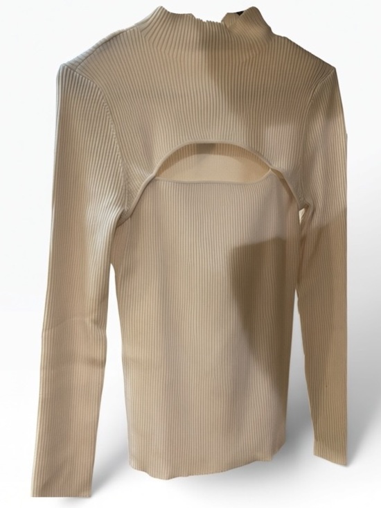 Joe's Jeans Sweaters - Brand new with tags! Joe’s Jeans Wool Cream Ribbed Cutout Sweater